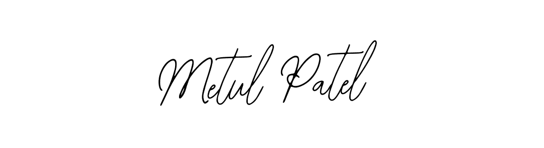 Similarly Bearetta-2O07w is the best handwritten signature design. Signature creator online .You can use it as an online autograph creator for name Metul Patel. Metul Patel signature style 12 images and pictures png