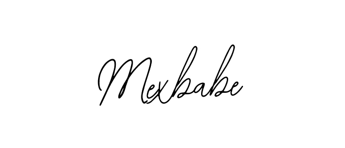 How to Draw Mexbabe signature style? Bearetta-2O07w is a latest design signature styles for name Mexbabe. Mexbabe signature style 12 images and pictures png