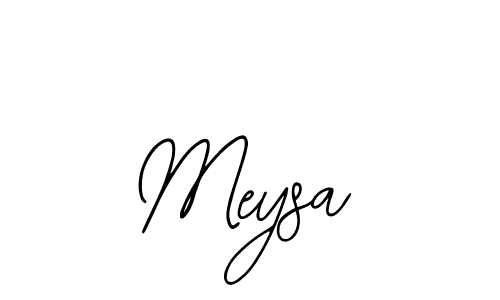 Also we have Meysa name is the best signature style. Create professional handwritten signature collection using Bearetta-2O07w autograph style. Meysa signature style 12 images and pictures png