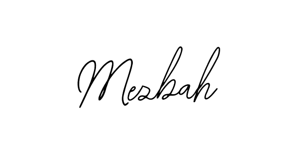Use a signature maker to create a handwritten signature online. With this signature software, you can design (Bearetta-2O07w) your own signature for name Mezbah. Mezbah signature style 12 images and pictures png