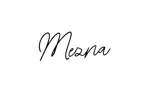 You should practise on your own different ways (Bearetta-2O07w) to write your name (Mezna) in signature. don't let someone else do it for you. Mezna signature style 12 images and pictures png
