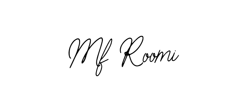 The best way (Bearetta-2O07w) to make a short signature is to pick only two or three words in your name. The name Mf Roomi include a total of six letters. For converting this name. Mf Roomi signature style 12 images and pictures png