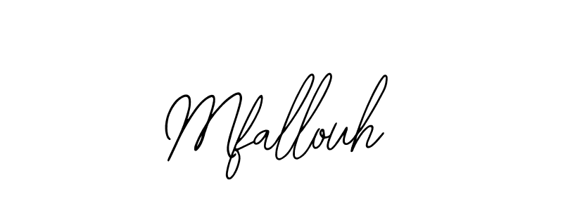 Make a beautiful signature design for name Mfallouh. With this signature (Bearetta-2O07w) style, you can create a handwritten signature for free. Mfallouh signature style 12 images and pictures png