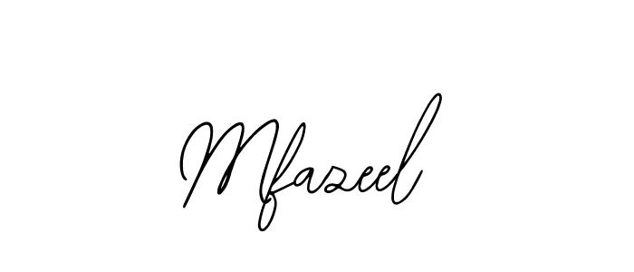 The best way (Bearetta-2O07w) to make a short signature is to pick only two or three words in your name. The name Mfazeel include a total of six letters. For converting this name. Mfazeel signature style 12 images and pictures png