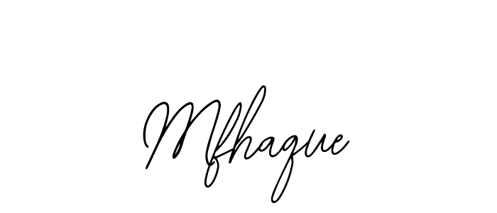 Make a beautiful signature design for name Mfhaque. Use this online signature maker to create a handwritten signature for free. Mfhaque signature style 12 images and pictures png