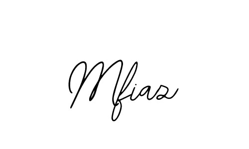 How to make Mfiaz name signature. Use Bearetta-2O07w style for creating short signs online. This is the latest handwritten sign. Mfiaz signature style 12 images and pictures png