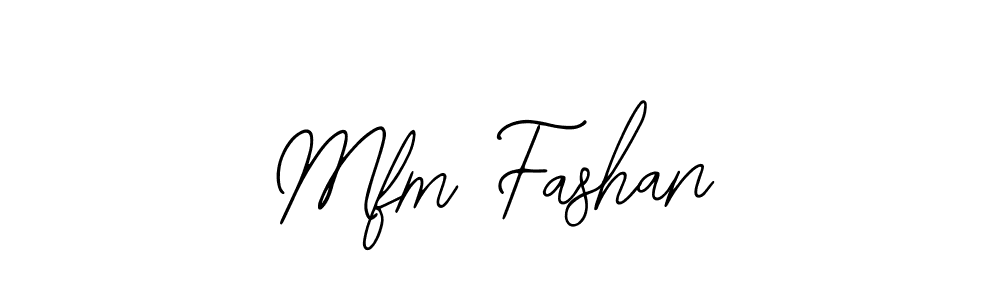 How to make Mfm Fashan name signature. Use Bearetta-2O07w style for creating short signs online. This is the latest handwritten sign. Mfm Fashan signature style 12 images and pictures png