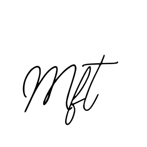 Design your own signature with our free online signature maker. With this signature software, you can create a handwritten (Bearetta-2O07w) signature for name Mft. Mft signature style 12 images and pictures png