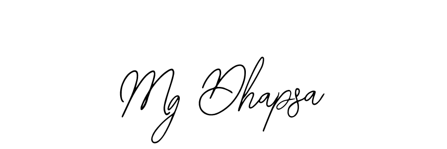 if you are searching for the best signature style for your name Mg Dhapsa. so please give up your signature search. here we have designed multiple signature styles  using Bearetta-2O07w. Mg Dhapsa signature style 12 images and pictures png