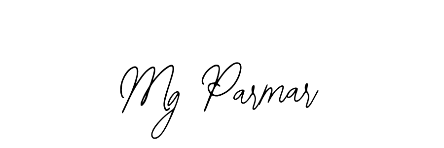 The best way (Bearetta-2O07w) to make a short signature is to pick only two or three words in your name. The name Mg Parmar include a total of six letters. For converting this name. Mg Parmar signature style 12 images and pictures png