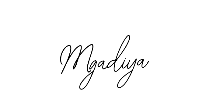 How to make Mgadiya signature? Bearetta-2O07w is a professional autograph style. Create handwritten signature for Mgadiya name. Mgadiya signature style 12 images and pictures png