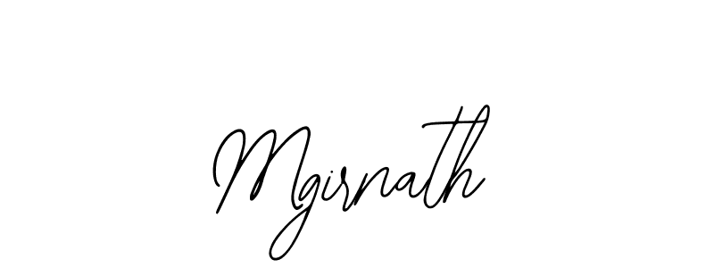 How to make Mgirnath name signature. Use Bearetta-2O07w style for creating short signs online. This is the latest handwritten sign. Mgirnath signature style 12 images and pictures png