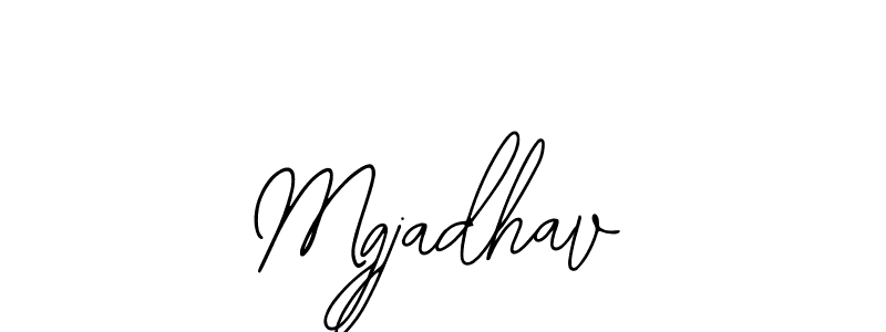 The best way (Bearetta-2O07w) to make a short signature is to pick only two or three words in your name. The name Mgjadhav include a total of six letters. For converting this name. Mgjadhav signature style 12 images and pictures png
