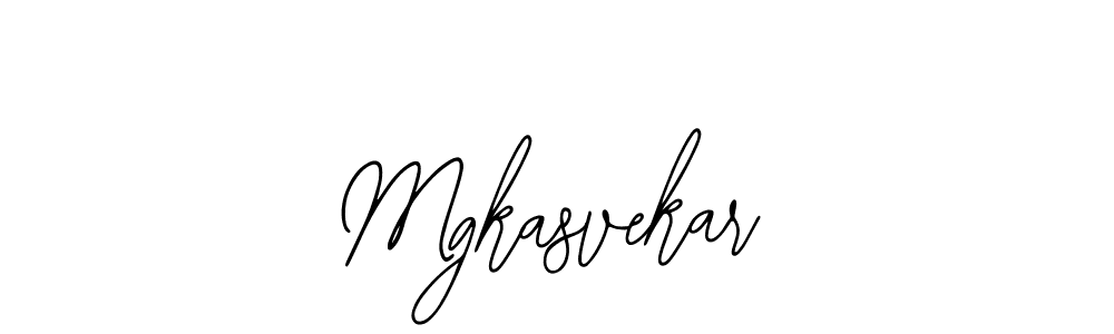 You should practise on your own different ways (Bearetta-2O07w) to write your name (Mgkasvekar) in signature. don't let someone else do it for you. Mgkasvekar signature style 12 images and pictures png