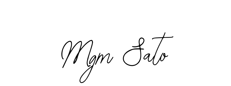 How to Draw Mgm Sato signature style? Bearetta-2O07w is a latest design signature styles for name Mgm Sato. Mgm Sato signature style 12 images and pictures png
