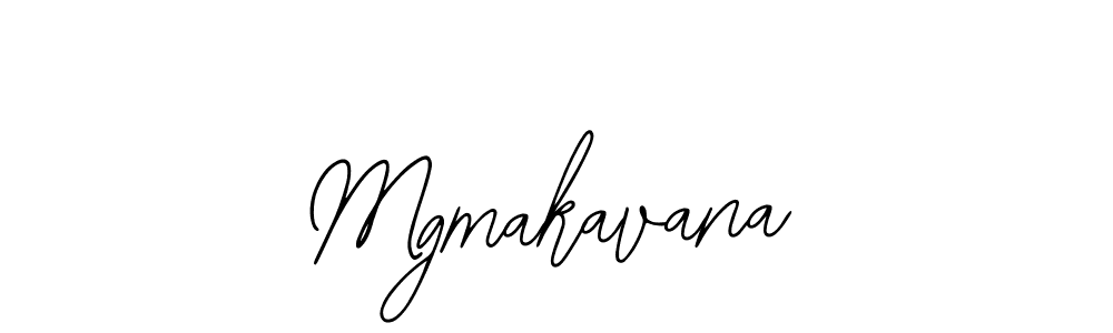 How to make Mgmakavana name signature. Use Bearetta-2O07w style for creating short signs online. This is the latest handwritten sign. Mgmakavana signature style 12 images and pictures png