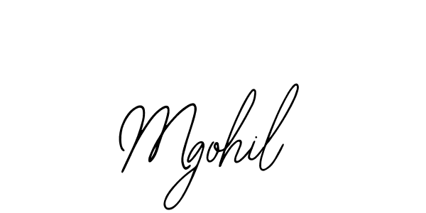 Design your own signature with our free online signature maker. With this signature software, you can create a handwritten (Bearetta-2O07w) signature for name Mgohil. Mgohil signature style 12 images and pictures png