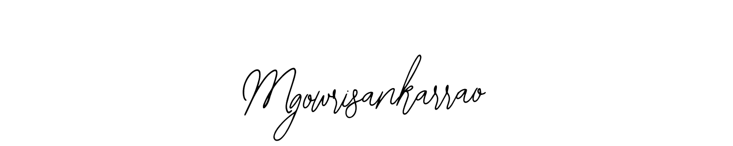 Mgowrisankarrao stylish signature style. Best Handwritten Sign (Bearetta-2O07w) for my name. Handwritten Signature Collection Ideas for my name Mgowrisankarrao. Mgowrisankarrao signature style 12 images and pictures png