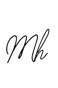 Design your own signature with our free online signature maker. With this signature software, you can create a handwritten (Bearetta-2O07w) signature for name Mh. Mh signature style 12 images and pictures png