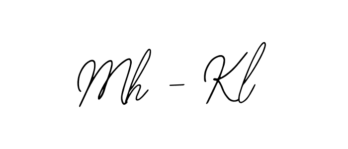 Make a beautiful signature design for name Mh - Kl. With this signature (Bearetta-2O07w) style, you can create a handwritten signature for free. Mh - Kl signature style 12 images and pictures png