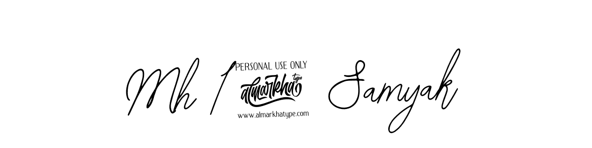 You should practise on your own different ways (Bearetta-2O07w) to write your name (Mh 14 Samyak) in signature. don't let someone else do it for you. Mh 14 Samyak signature style 12 images and pictures png