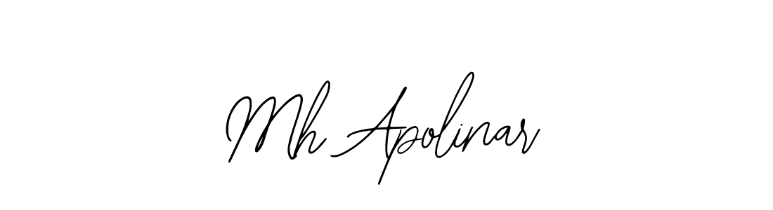 Make a beautiful signature design for name Mh Apolinar. Use this online signature maker to create a handwritten signature for free. Mh Apolinar signature style 12 images and pictures png