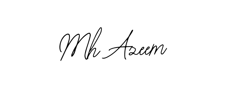 Use a signature maker to create a handwritten signature online. With this signature software, you can design (Bearetta-2O07w) your own signature for name Mh Azeem. Mh Azeem signature style 12 images and pictures png