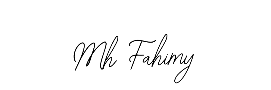 Similarly Bearetta-2O07w is the best handwritten signature design. Signature creator online .You can use it as an online autograph creator for name Mh Fahimy. Mh Fahimy signature style 12 images and pictures png
