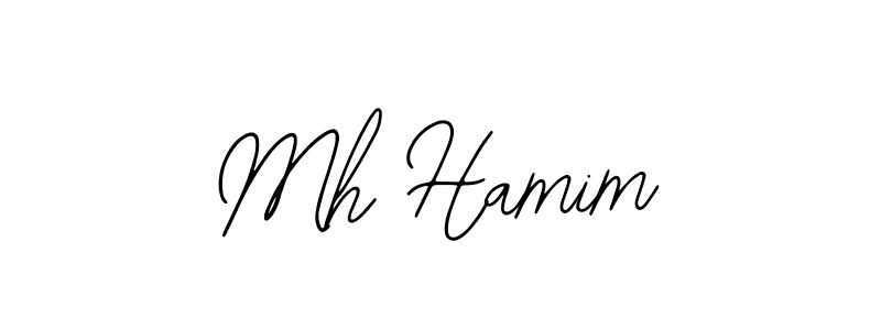 if you are searching for the best signature style for your name Mh Hamim. so please give up your signature search. here we have designed multiple signature styles  using Bearetta-2O07w. Mh Hamim signature style 12 images and pictures png