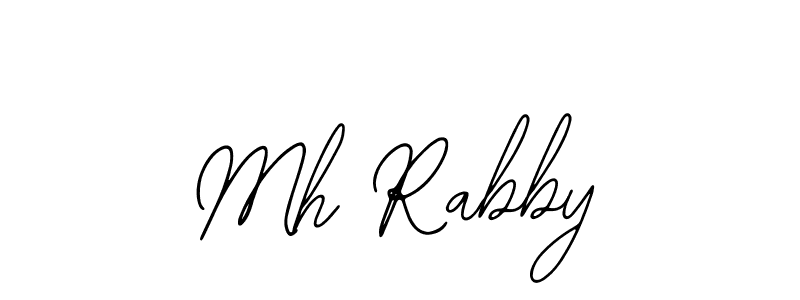 Once you've used our free online signature maker to create your best signature Bearetta-2O07w style, it's time to enjoy all of the benefits that Mh Rabby name signing documents. Mh Rabby signature style 12 images and pictures png