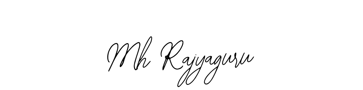 The best way (Bearetta-2O07w) to make a short signature is to pick only two or three words in your name. The name Mh Rajyaguru include a total of six letters. For converting this name. Mh Rajyaguru signature style 12 images and pictures png