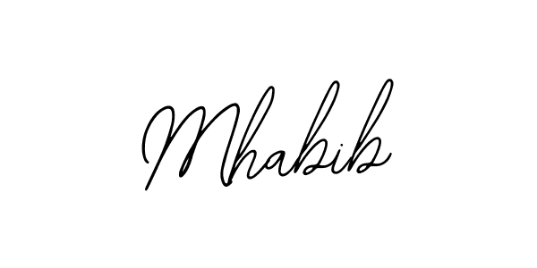 How to make Mhabib signature? Bearetta-2O07w is a professional autograph style. Create handwritten signature for Mhabib name. Mhabib signature style 12 images and pictures png