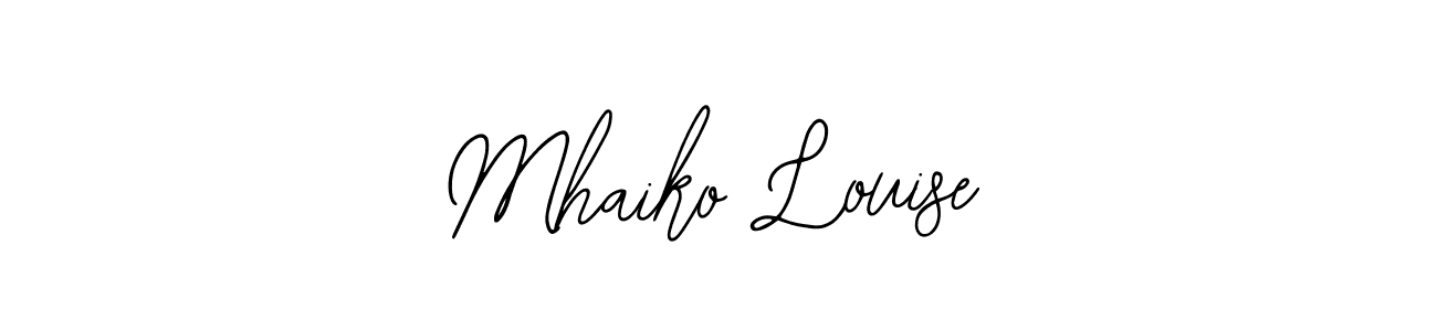 Also You can easily find your signature by using the search form. We will create Mhaiko Louise name handwritten signature images for you free of cost using Bearetta-2O07w sign style. Mhaiko Louise signature style 12 images and pictures png