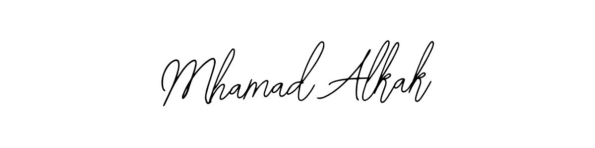 Use a signature maker to create a handwritten signature online. With this signature software, you can design (Bearetta-2O07w) your own signature for name Mhamad Alkak. Mhamad Alkak signature style 12 images and pictures png