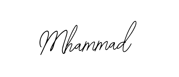 How to make Mhammad name signature. Use Bearetta-2O07w style for creating short signs online. This is the latest handwritten sign. Mhammad signature style 12 images and pictures png