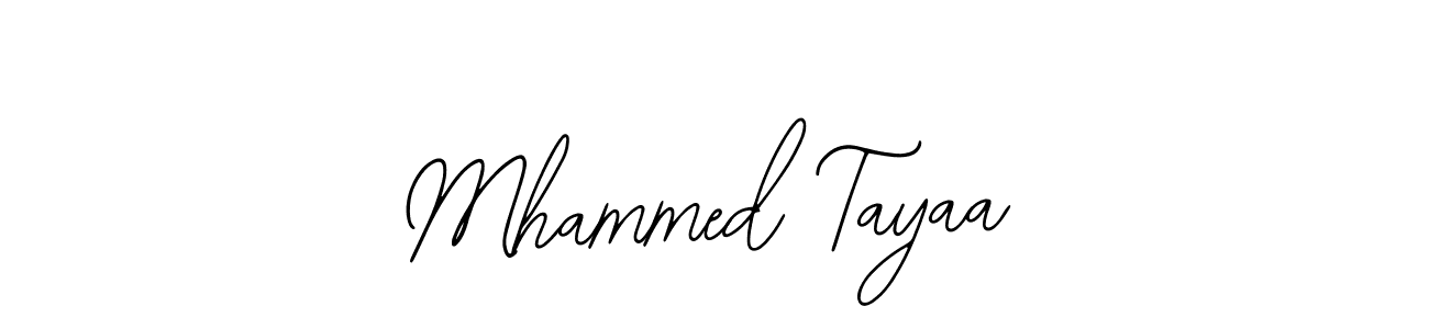 Create a beautiful signature design for name Mhammed Tayaa. With this signature (Bearetta-2O07w) fonts, you can make a handwritten signature for free. Mhammed Tayaa signature style 12 images and pictures png