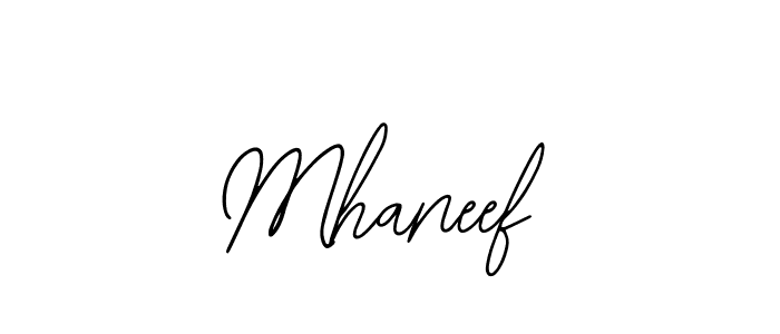 if you are searching for the best signature style for your name Mhaneef. so please give up your signature search. here we have designed multiple signature styles  using Bearetta-2O07w. Mhaneef signature style 12 images and pictures png