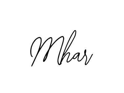 You should practise on your own different ways (Bearetta-2O07w) to write your name (Mhar) in signature. don't let someone else do it for you. Mhar signature style 12 images and pictures png