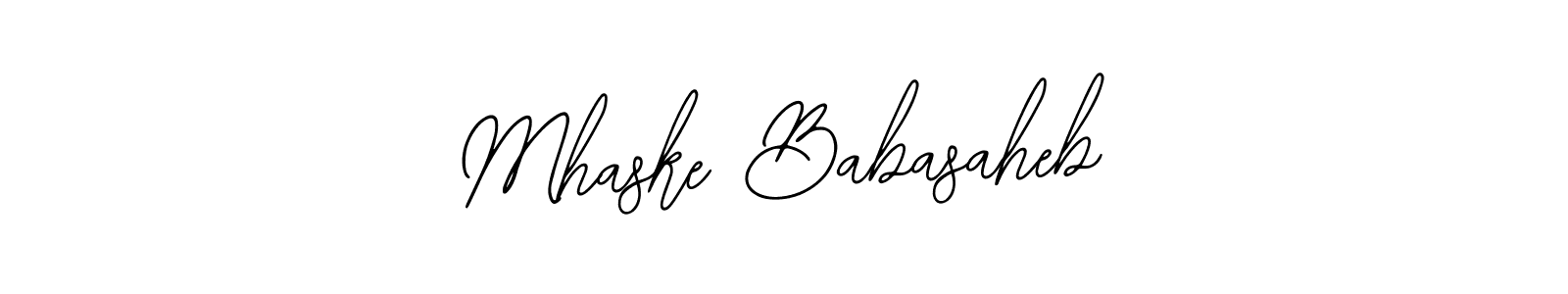 Also You can easily find your signature by using the search form. We will create Mhaske Babasaheb name handwritten signature images for you free of cost using Bearetta-2O07w sign style. Mhaske Babasaheb signature style 12 images and pictures png
