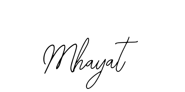 Create a beautiful signature design for name Mhayat. With this signature (Bearetta-2O07w) fonts, you can make a handwritten signature for free. Mhayat signature style 12 images and pictures png