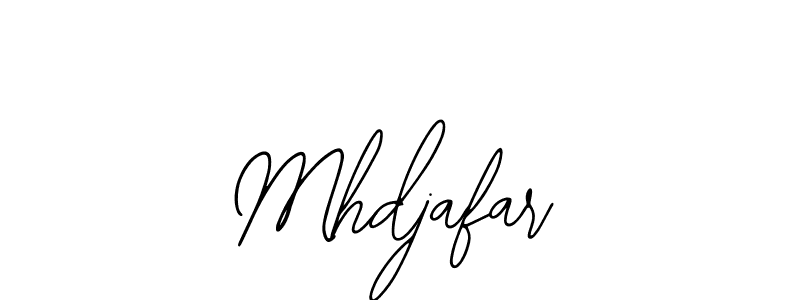 Bearetta-2O07w is a professional signature style that is perfect for those who want to add a touch of class to their signature. It is also a great choice for those who want to make their signature more unique. Get Mhdjafar name to fancy signature for free. Mhdjafar signature style 12 images and pictures png