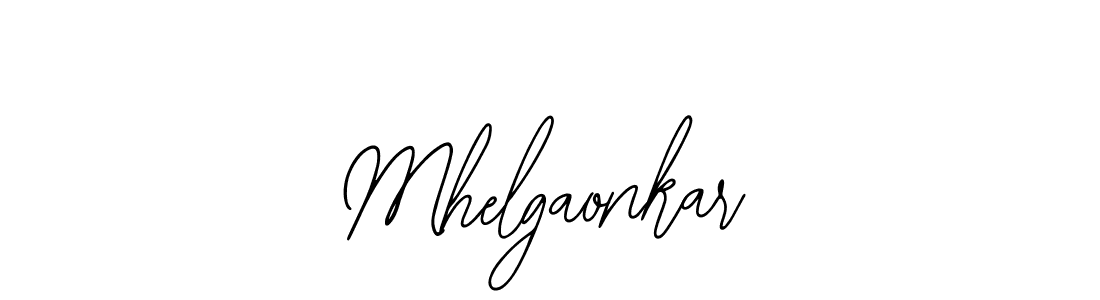 Use a signature maker to create a handwritten signature online. With this signature software, you can design (Bearetta-2O07w) your own signature for name Mhelgaonkar. Mhelgaonkar signature style 12 images and pictures png