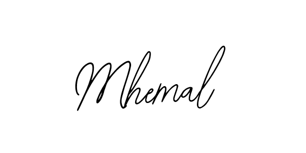How to make Mhemal signature? Bearetta-2O07w is a professional autograph style. Create handwritten signature for Mhemal name. Mhemal signature style 12 images and pictures png