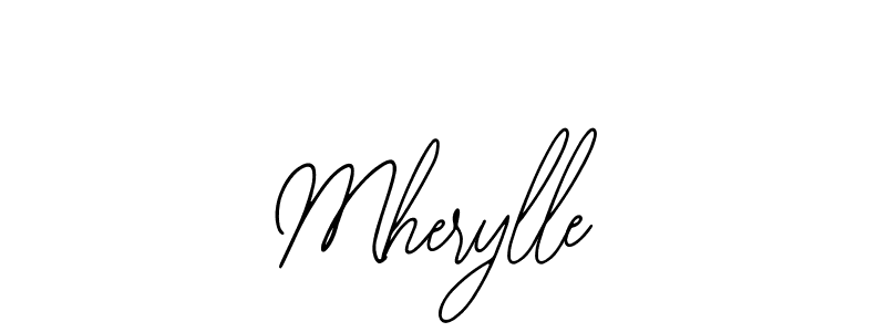 if you are searching for the best signature style for your name Mherylle. so please give up your signature search. here we have designed multiple signature styles  using Bearetta-2O07w. Mherylle signature style 12 images and pictures png