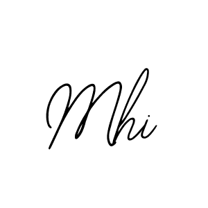 Design your own signature with our free online signature maker. With this signature software, you can create a handwritten (Bearetta-2O07w) signature for name Mhi. Mhi signature style 12 images and pictures png