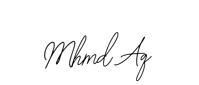 How to make Mhmd Aq signature? Bearetta-2O07w is a professional autograph style. Create handwritten signature for Mhmd Aq name. Mhmd Aq signature style 12 images and pictures png