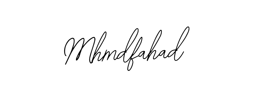 Also we have Mhmdfahad name is the best signature style. Create professional handwritten signature collection using Bearetta-2O07w autograph style. Mhmdfahad signature style 12 images and pictures png