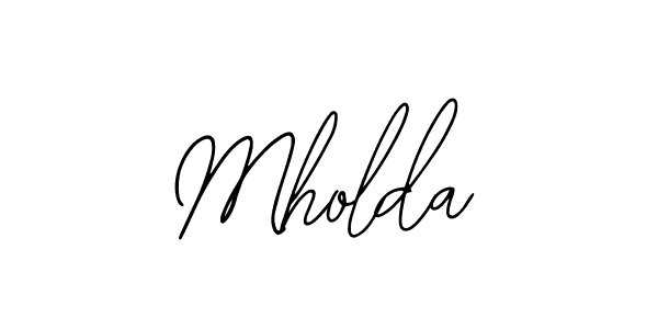 How to make Mholda signature? Bearetta-2O07w is a professional autograph style. Create handwritten signature for Mholda name. Mholda signature style 12 images and pictures png