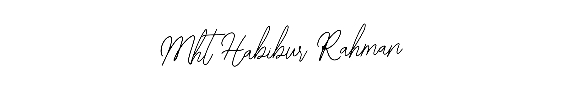 How to Draw Mht Habibur Rahman signature style? Bearetta-2O07w is a latest design signature styles for name Mht Habibur Rahman. Mht Habibur Rahman signature style 12 images and pictures png