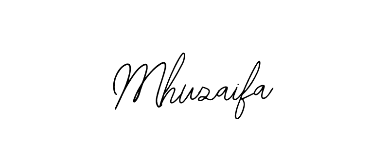 Use a signature maker to create a handwritten signature online. With this signature software, you can design (Bearetta-2O07w) your own signature for name Mhuzaifa. Mhuzaifa signature style 12 images and pictures png